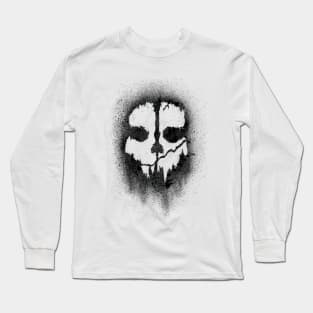 Ghosts Skull Long Sleeve T-Shirt